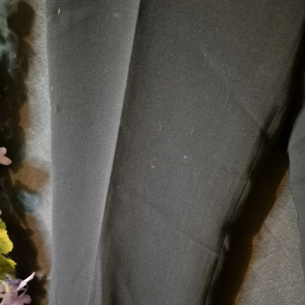 Classic Black Straight-Leg Pants
